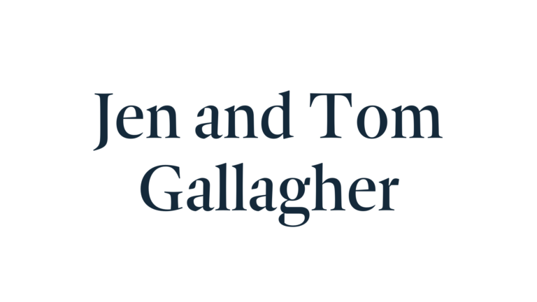 Jen and Tom Gallagher