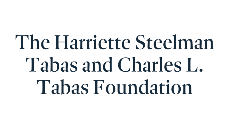 $5,000_The Harriette Steelman Tabas and Charles L. Tabas Foundation_Logo